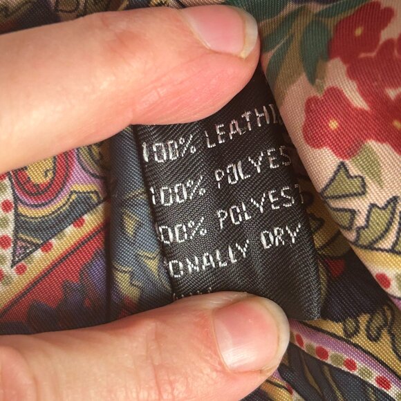 Vintage Brown Suede & Leather Fur Hood Parka 90s Streetwear Cabincore Jacket L - Picture 10 of 16